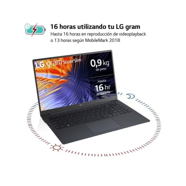 Portátil LG Gram 15Z90ST-G.AD75B Intel Core Ultra 7-155H/ 32GB/ 512GB SSD/ 15'/ Win11