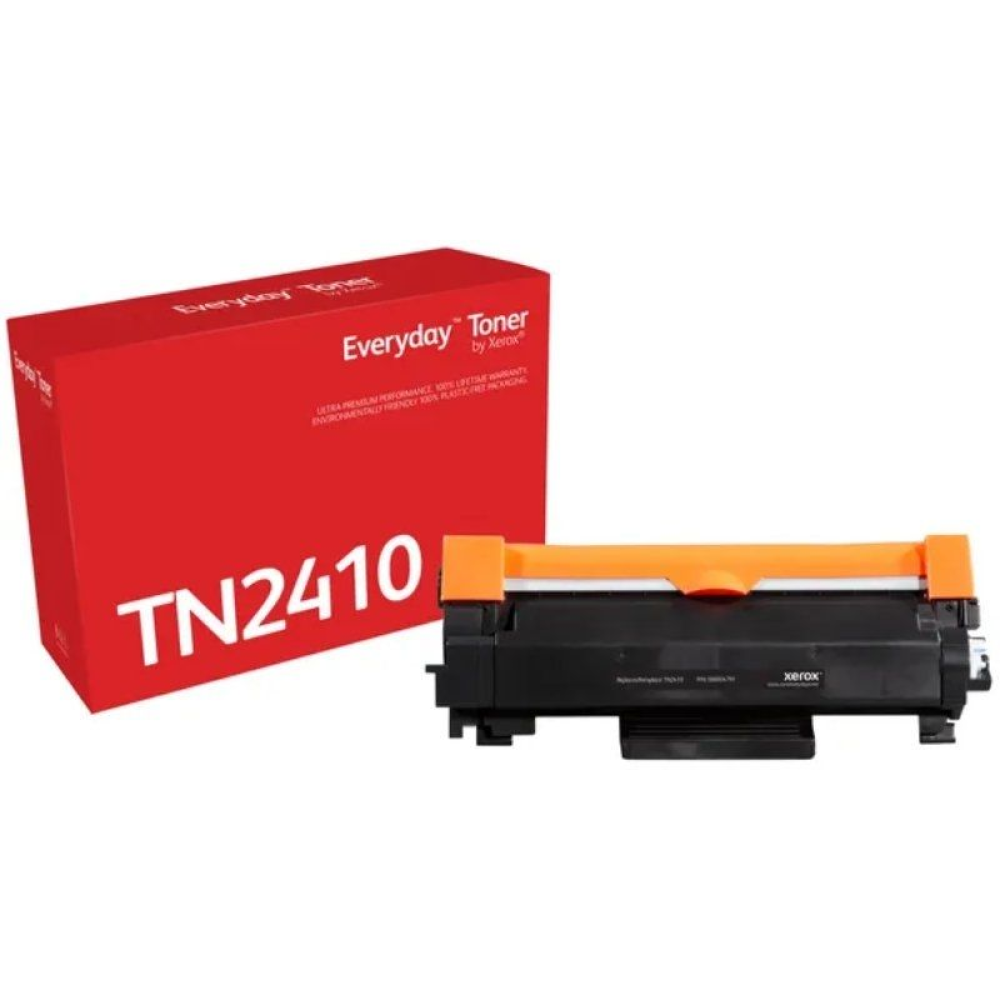 Tóner compatible Xerox 006R04791 compatible con Brother TN2410/ 1200 páginas/ Negro