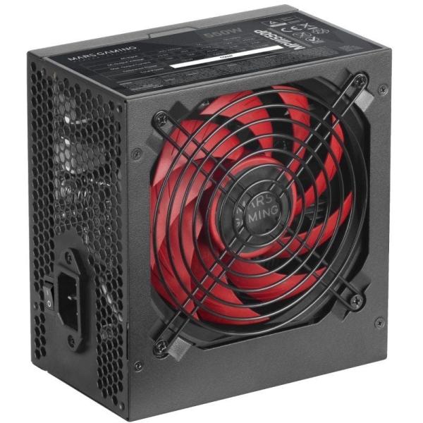 Fuente de Alimentación Mars Gaming MPIII550P/ 550W/ Ventilador 12cm