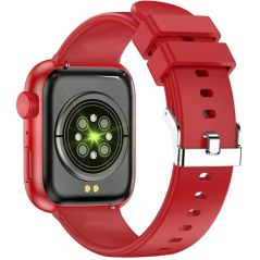 Smartwatch Forever IGo Watch 3 JW-500/ Notificaciones/ Frecuencia Cardíaca/ Rojo