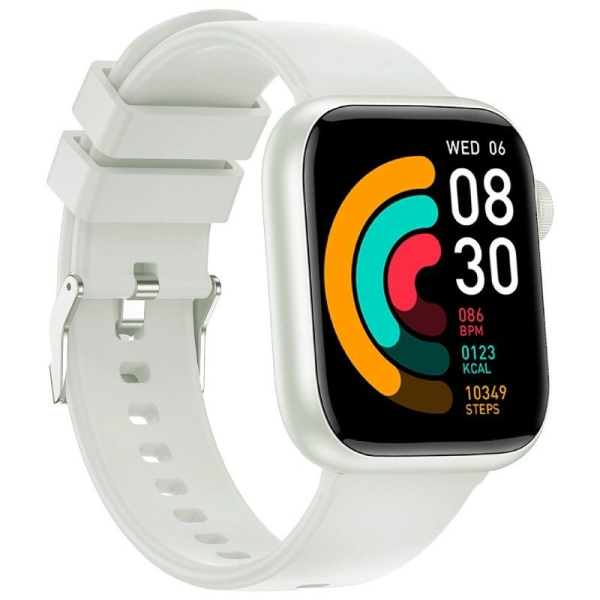 Smartwatch Forever IGo Watch 3 JW-500/ Notificaciones/ Frecuencia Cardíaca/ Blanco