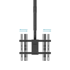 Soporte de Techo Giratorio/ Inclinable/ Nivelable TooQ LPCE1175TSLI-B para TV de 32-75'/ hasta 60kg