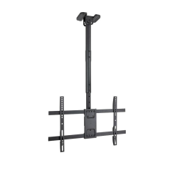 Soporte de Techo Giratorio/ Inclinable/ Nivelable TooQ LPCE1186TSLI-B para TV de 43-86'/ hasta 60kg