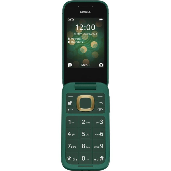 Teléfono Móvil Nokia 2660 Flip/ Verde