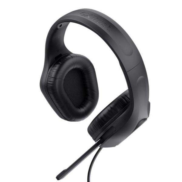 Auriculares Gaming con Micrófono Trust Gaming GXT 416 Zirox/ Jack 3.5/USB Negros