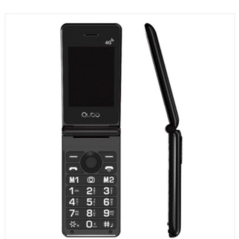 Teléfono Móvil Qubo X-28 4G para Personas Mayores/ Negro