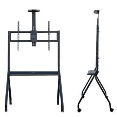 Soporte de Suelo con Ruedas TooQ FS20208M-B para TV de 55-100'/ hasta 120kg