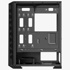 Caja Gaming Semitorre Hiditec MH12 GLASS