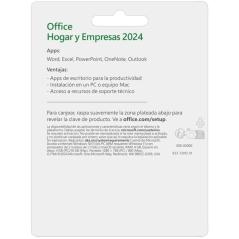 Microsoft Office Hogar y Empresas 2024/ 1 Usuario/ Licencia Perpetua