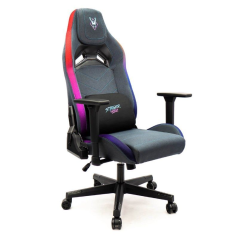 Silla Gaming Woxter Stinger Station Elite/ Luces LED/ Azul y Rosa