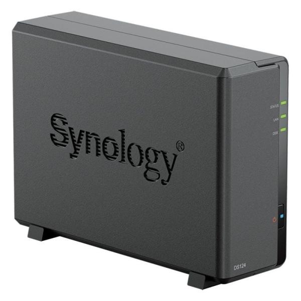 NAS Synology Diskstation DS124/ 1 Bahía 3.5'- 2.5'/ 1GB DDR4/ Formato Torre