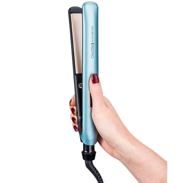 Plancha para el Pelo Remington Shine Therapy Pro S9300/ Azul