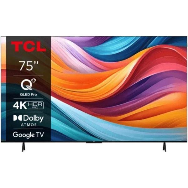 Televisor TCL QLED Pro 75T7B 75'/ Ultra HD 4K/ Smart TV/ WiFi