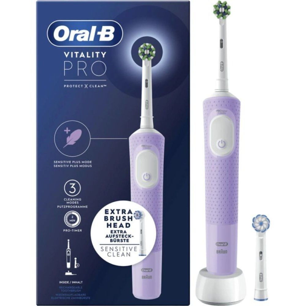 Cepillo Dental Braun Oral-B Vitality Pro/ Purpura