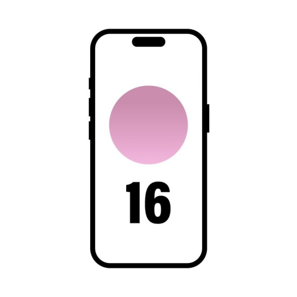 Smartphone Apple iPhone 16 256GB/ 6.1'/ 5G/ Rosa