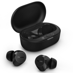 Auriculares Bluetooth Philips TAT1209 con estuche de carga/ Autonomía 6h/ Negros