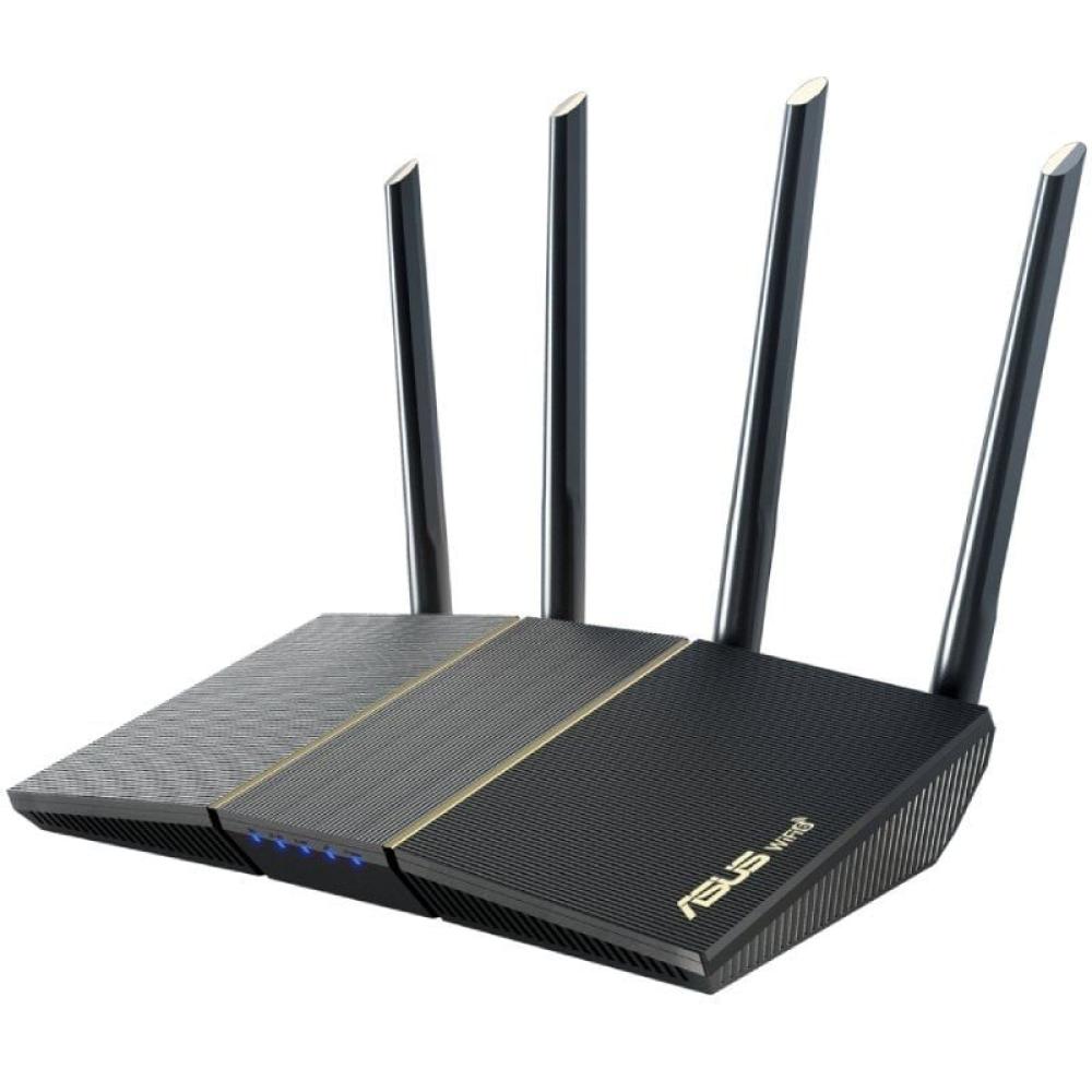 Router Gaming Inalámbrico Asus RT-AX57/ WiFi 6/ 3000Mbps/ 2.4GHz 5GHz/ 4 Antenas/ WiFi 802.11ax/ac/n/a/ - n/b/g