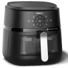 Freidora por Aire / Sin Aceite Philips Airfryer Serie 2000/ 1700W/ Capacidad 6.2L