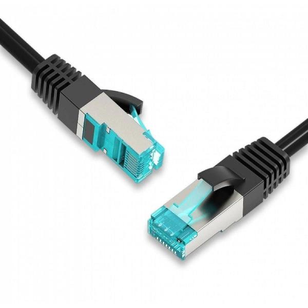 Cable de Red RJ45 FTP Vention VAP-B05-B800 Cat.5e/ 8m/ Azul y Negro