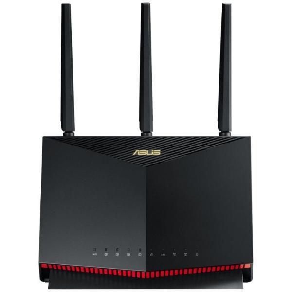 Router Gaming Inalámbrico Asus RT-AX86U Pro/ WiFi 6/ 5700Mbps/ 2.4GHz 5GHz/ 3 Antenas/ WiFi 802.11ax/ac/n/a/ - n/b/g