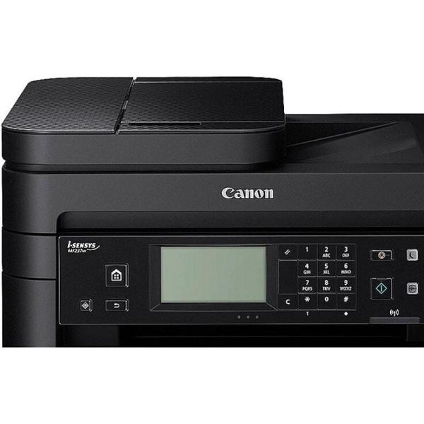 Multifunción Láser Monocromo Canon i-SENSYS MF237W WiFi/ Fax/ Negra