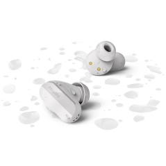 Auriculares Bluetooth Philips TAT3508WT con estuche de carga/ Autonomía 7h/ Blancos