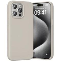 Funda Silicona con Magsafe Vention KUFM0-30/ Compatible con iPhone 15 Pro/ Gris Grava