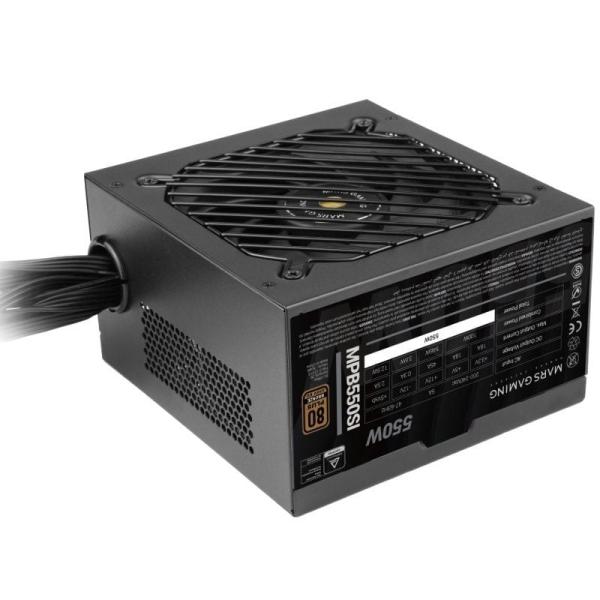 Fuente de Alimentación Mars Gaming MPB550SI/ 550W/ Ventilador 12cm/ 80 Plus Bronze