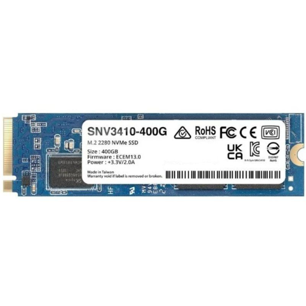 Disco SSD Synology SNV3410 400GB/ M.2 2280 PCIe NVMe