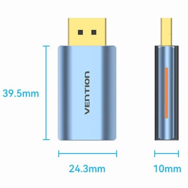 Adaptador Conversor Vention HFMH0/ DisplayPort Macho - HDMI Hembra