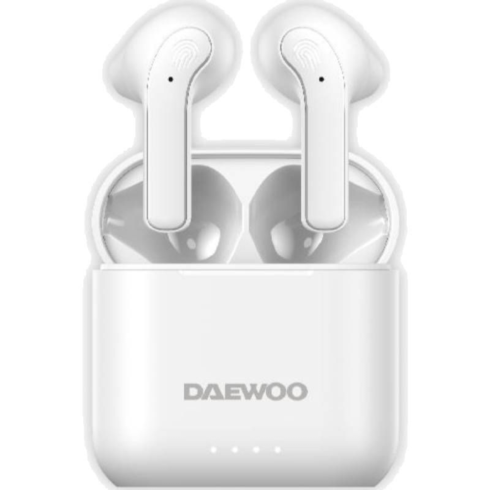 Auriculares Bluetooth Daewoo DW2021 con estuche de carga/ Autonomía 5h/ Blancos