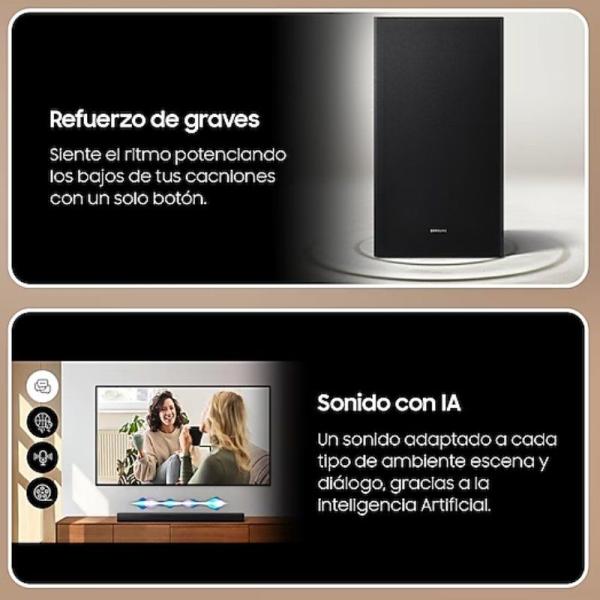 Barra de Sonido con Bluetooth Samsung B650D Serie-B 3.1 2024/ 3.1