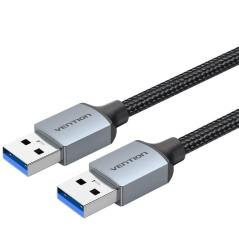 Cable USB 3.0 Vention CTSHD/ USB Macho - USB Macho/ 5Gbps/ 50cm/ Negro