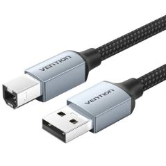 Cable USB 2.0 Impresora Vention CTTHI/ USB Tipo-B Macho - USB Macho/ 480Mbps/ 3m/ Gris