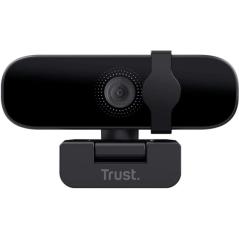 Webcam Trust Tanor/ Enfoque Automático/ 1920 x 1080 Full HD