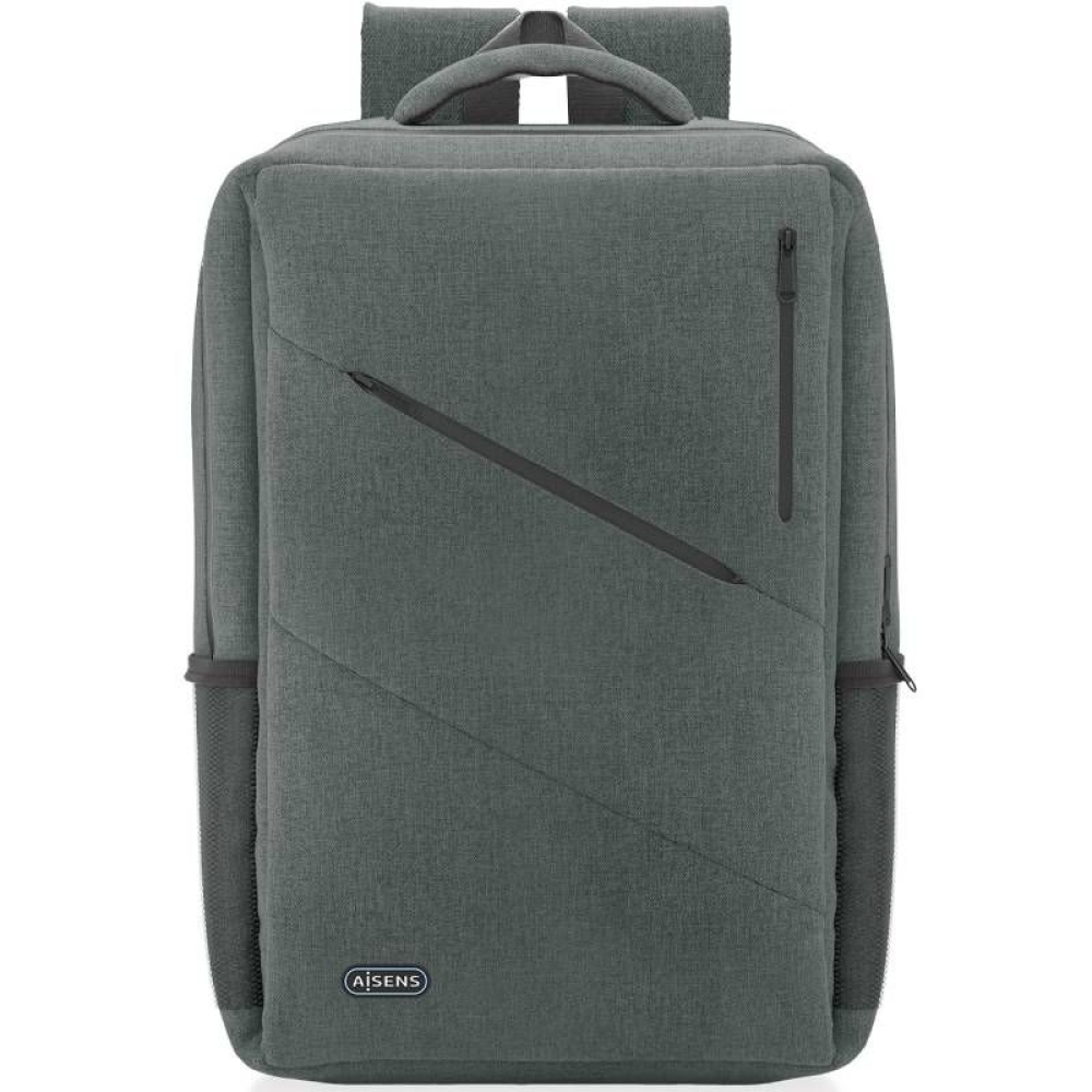 Mochila Aisens Urbana y de Oficina ASBG-BP085-GR para Portátiles hasta 15.6'/ Gris