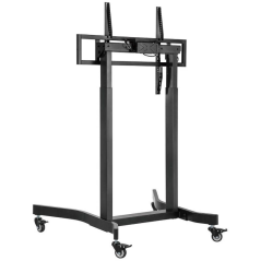 Soporte de Suelo Motorizado con Ruedas Aisens FTF100E-271 para TV de 55-100'/ hasta 120kg