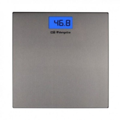 Báscula de Baño Orbegozo PB-2222 A/ Hasta 150kg/ Gris