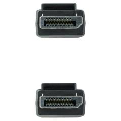 Cable DisplayPort Nanocable 10.15.2600/ DisplayPort Macho - DisplayPort Macho/ 50cm/ Negro