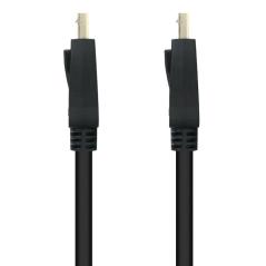 Cable DisplayPort Nanocable 10.15.2600/ DisplayPort Macho - DisplayPort Macho/ 50cm/ Negro