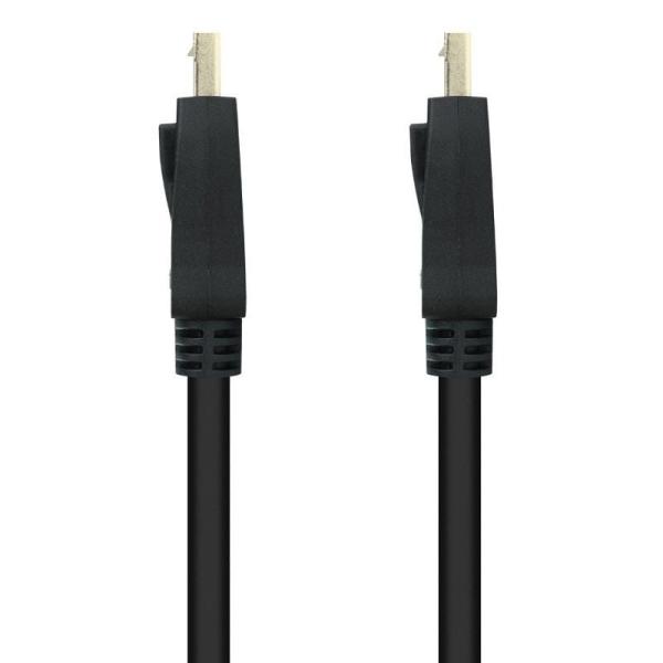 Cable DisplayPort Nanocable 10.15.2601/ DisplayPort Macho - DisplayPort Macho/ 1m/ Negro