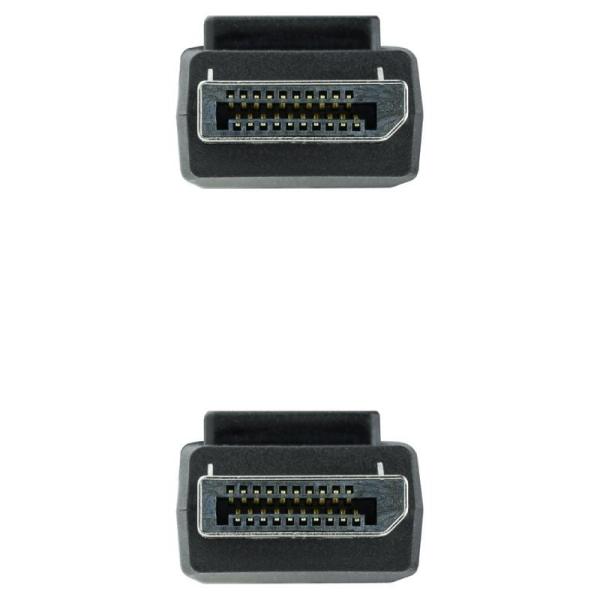 Cable DisplayPort Nanocable 10.15.2601-L150/ DisplayPort Macho - DisplayPort Macho/ 1.5m/ Negro