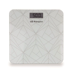 Báscula de Baño Orbegozo PB-2218 A/ Hasta 180kg/ Blanca