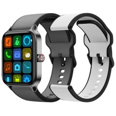 Smartwatch SPC Smartee Duo Pro 9653N/ Notificaciones/ Frecuencia Cardíaca/ Negro/ Incluye Correa Extra