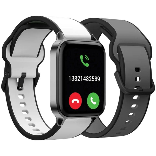 Smartwatch SPC Smartee Duo Pro 9653N/ Notificaciones/ Frecuencia Cardíaca/ Negro/ Incluye Correa Extra