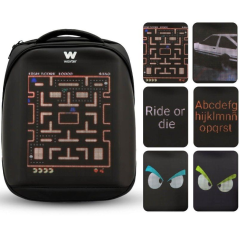 Mochila con Pantalla LED Woxter T3HD/ Capacidad 15L/ Negra