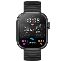 Smartwatch Aiwa SW-A700/ Notificaciones/ Frecuencia Cardíaca/ Negro