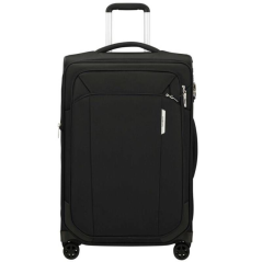 Maleta Mediana Samsonite Respark Expansible 67cm/ 66x43x33cm/ 4 Ruedas/ Negra