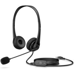 Auriculares HP G2/ con Micrófono/ USB/ Negros