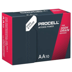 Pack de 10 Pilas AA LR6 Duracell PROCELL INTENSE POWER DURINTLR6C10/ 1.5V/ Alcalinas